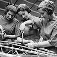 Women’s Factory War workers at Slough Training Centre, England, UK, 1941