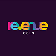 Revenue Coin Logo on a Purple Background
