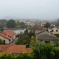 neighborhood rooftops interspersed with large trees, sabriga turgon, ghostwriterglobal.com