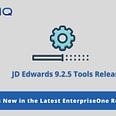 Latest JDE Tool 9.2.5 Release