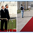 President Putin & President Anibal Cavaco Silva, an me stepping on Putin’s footprints