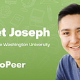 Meet Joseph from George Washington University. Joseph is GoPeer’s tutor of the week! GoPeer pairs qualified college students with K-12 students for 1-to-1 virtual tutoring lessons.