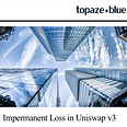 Uniswap v3 Impermanent Loss report title page. Stefan Loesch.