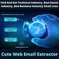 Cute Web Email Extractor, web email extractor, bulk email extractor, email address list, company email address, email extract