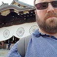 Me at a temple in Tokyo.