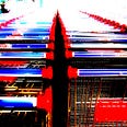 Hundreds of shopping carts lined up neatly.