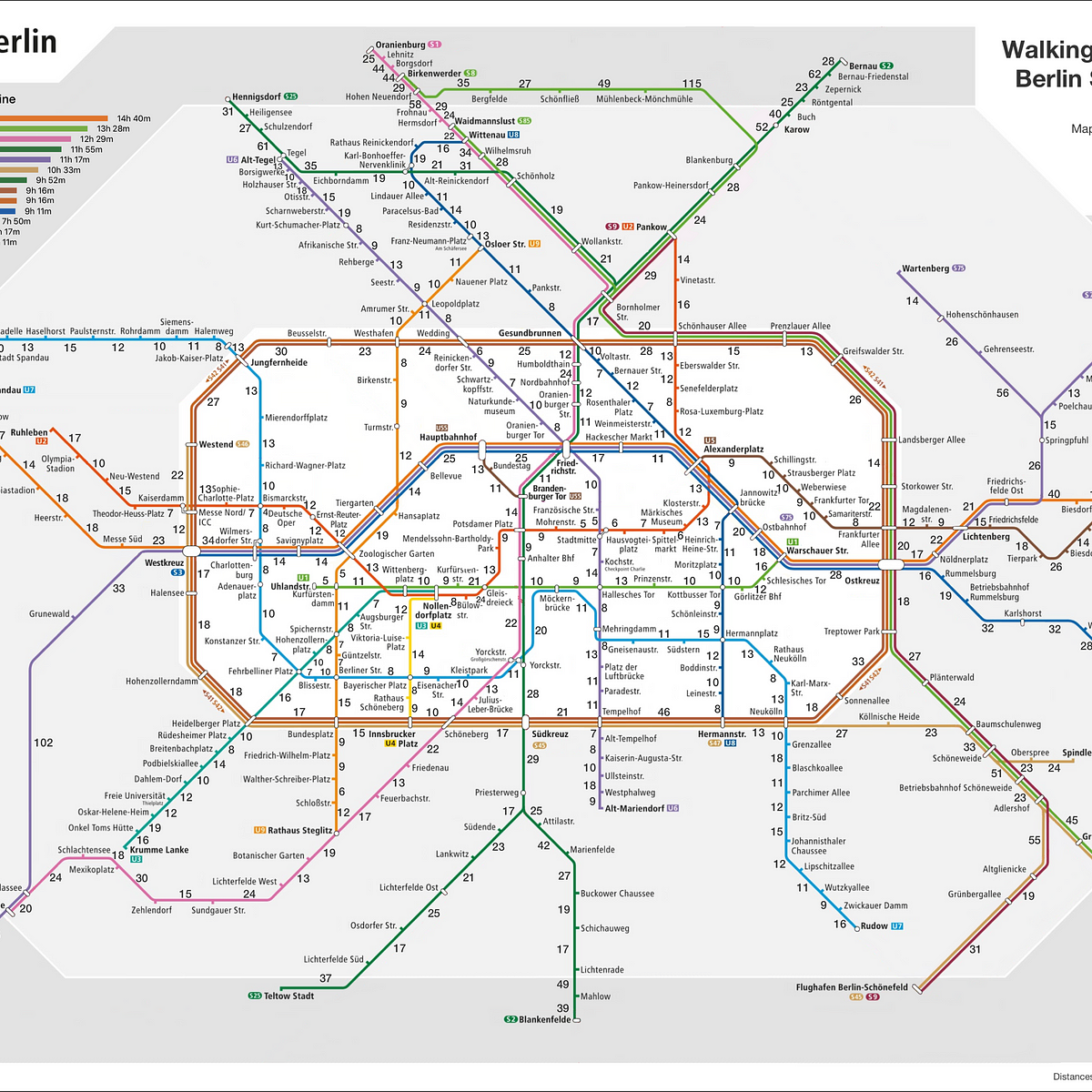 Walking The Berlin S U Bahn Network By Kristin Baumann Medium