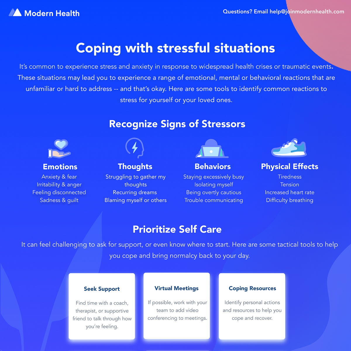 Supporting Your Teams In Stressful Situations | By Modern Health | Modern  Health | Medium