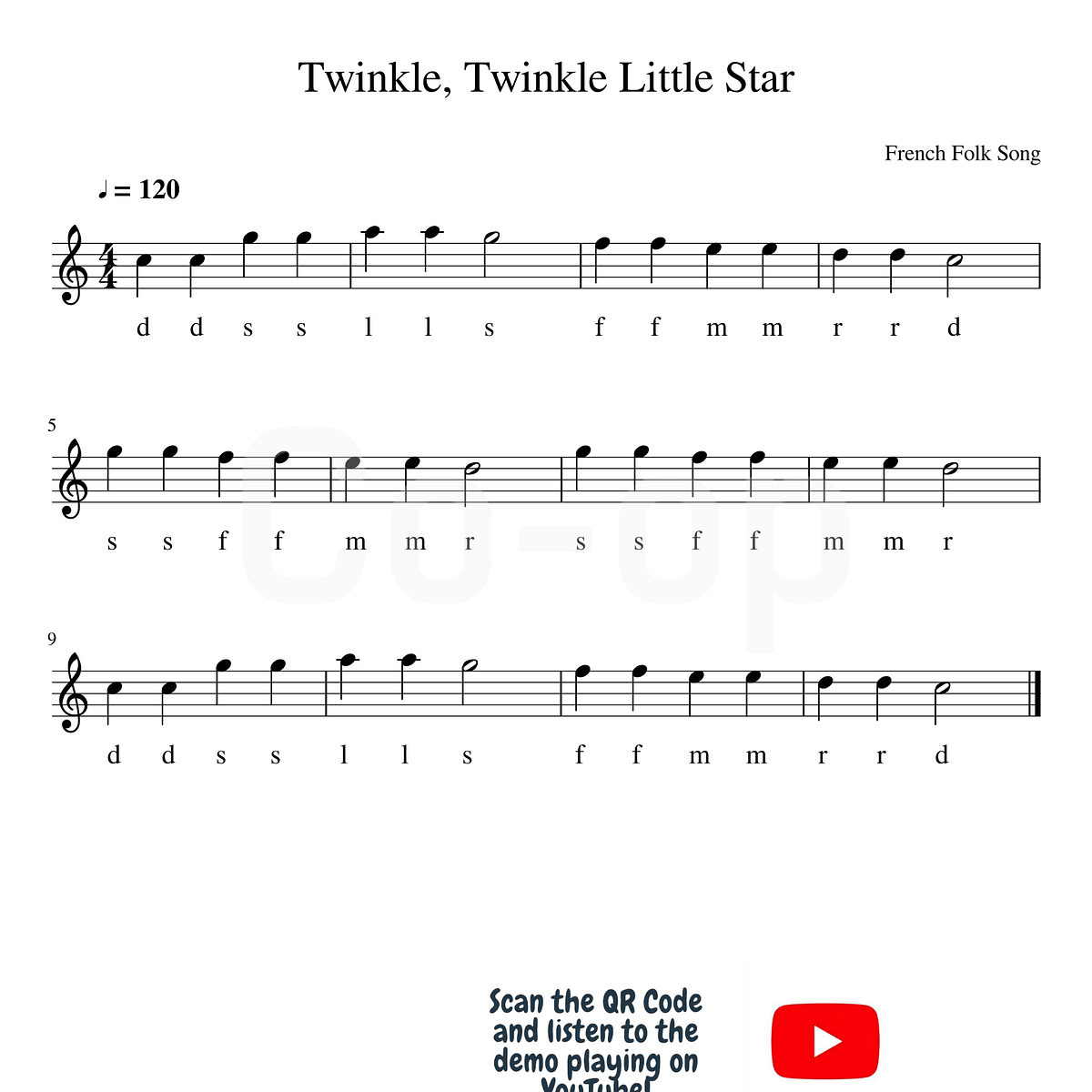 Learn Twinkle Twinkle Little Star In 5 Minutes By Co Op Music Co Op Music Medium