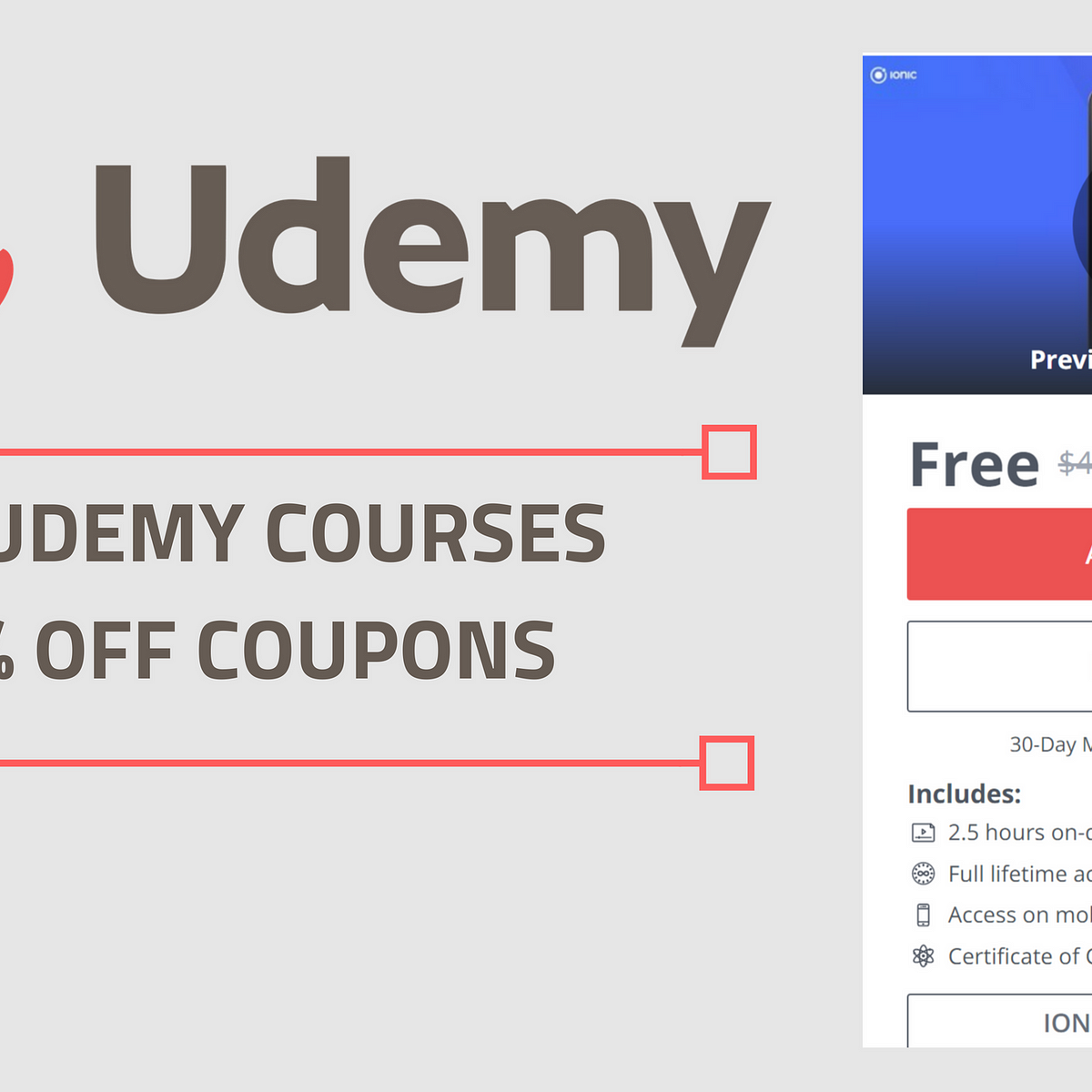 udemy latest coupons