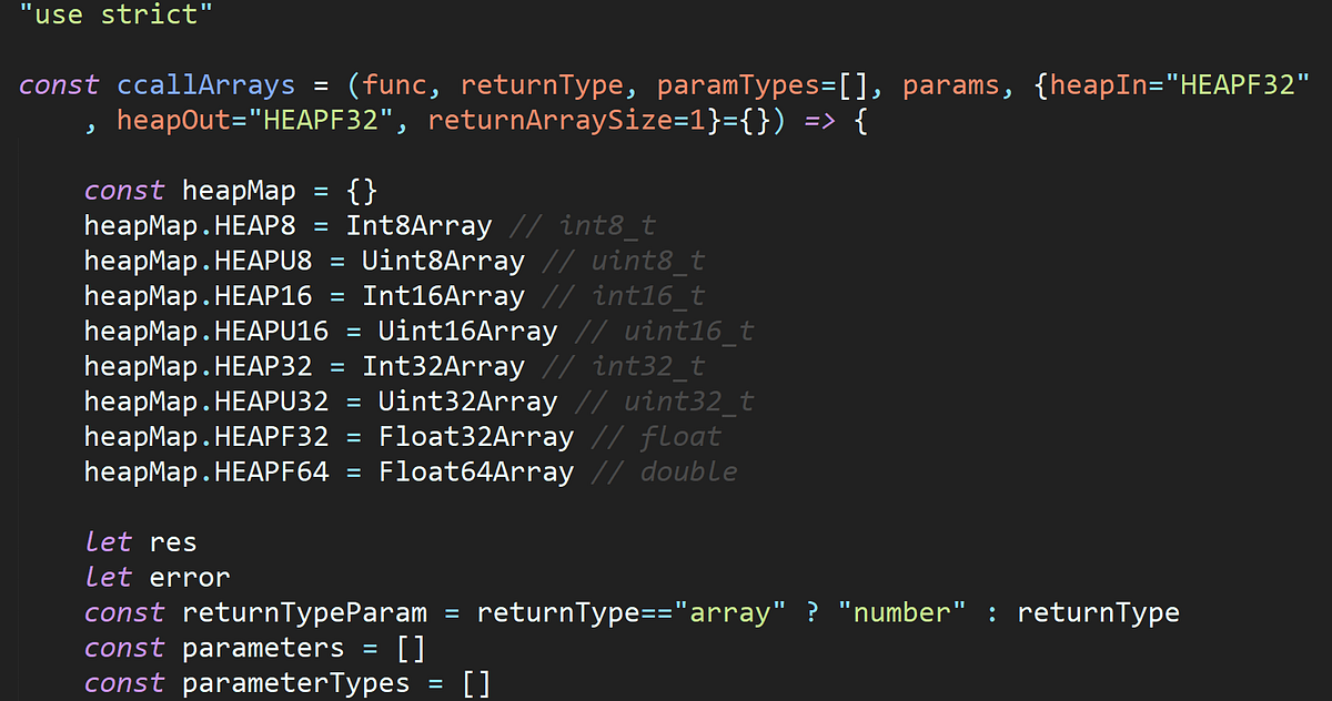Passing And Returning WebAssembly Array Parameters By Dan Ruta 