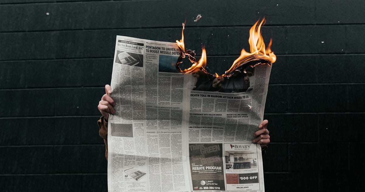 How The Newspaper Industry Killed Itself By Peter Winter Gen