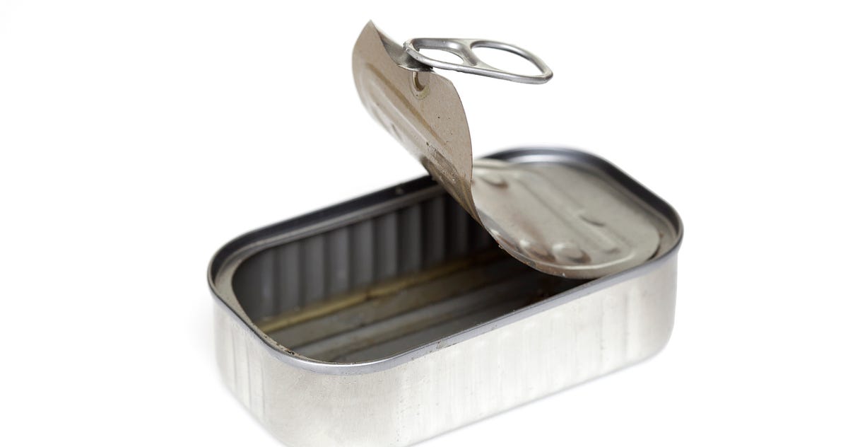Canned sardines without bpa