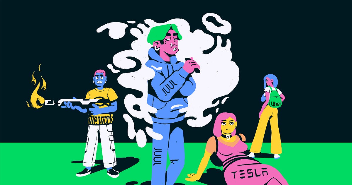 The Daredevil Unicorns: Why WeWork, Juul And Uber Play With Fire