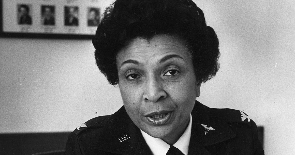 The first black female general in the U.S. Army ???challenged the whole