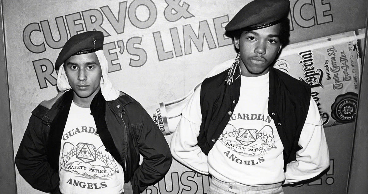 streets in 1980s New York 