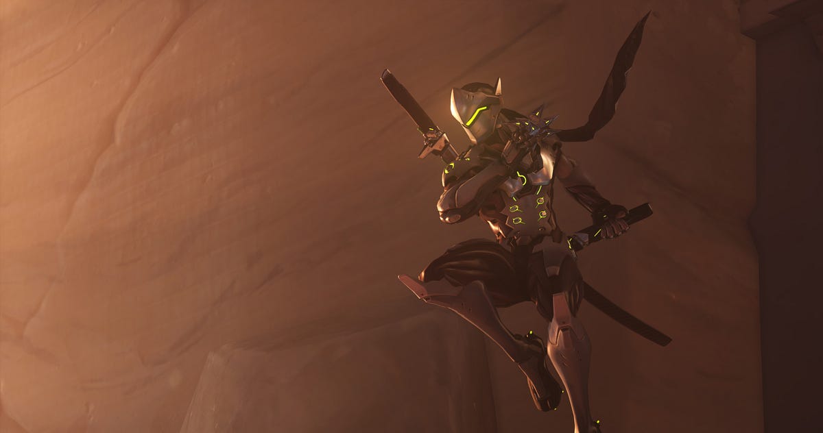 blizzard genji statue