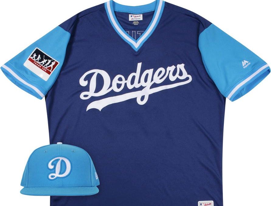 blank dodgers jersey