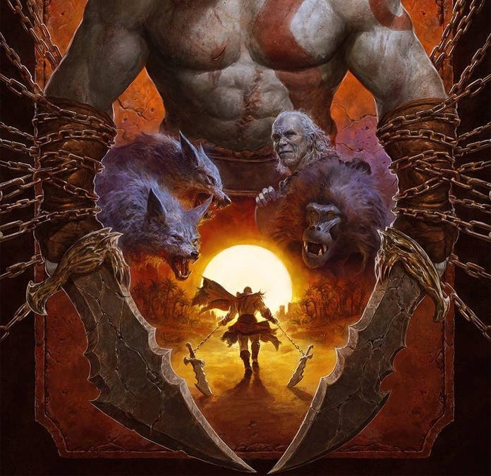 کمیک God of War fallen god