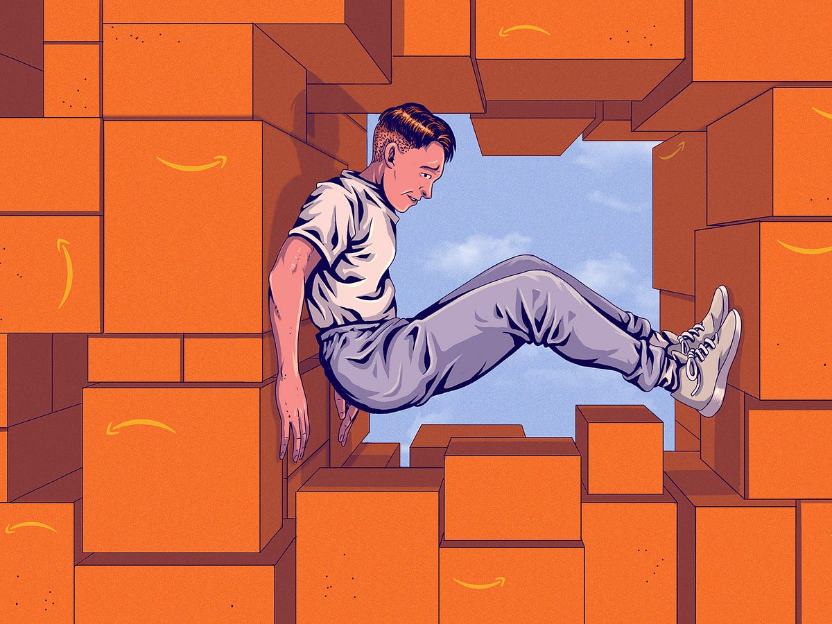 The Relentless Misery of Working Inside an Amazon Warehouse | by Cameron  Brady-Turner | OneZero