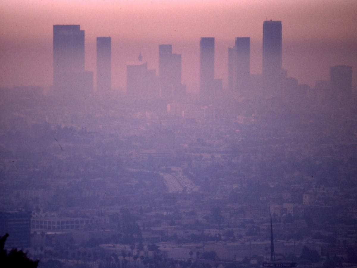 Photos L A S Mid Century Smog Was So Bad People Thought It Was A Gas Attack By Rian Dundon Timeline