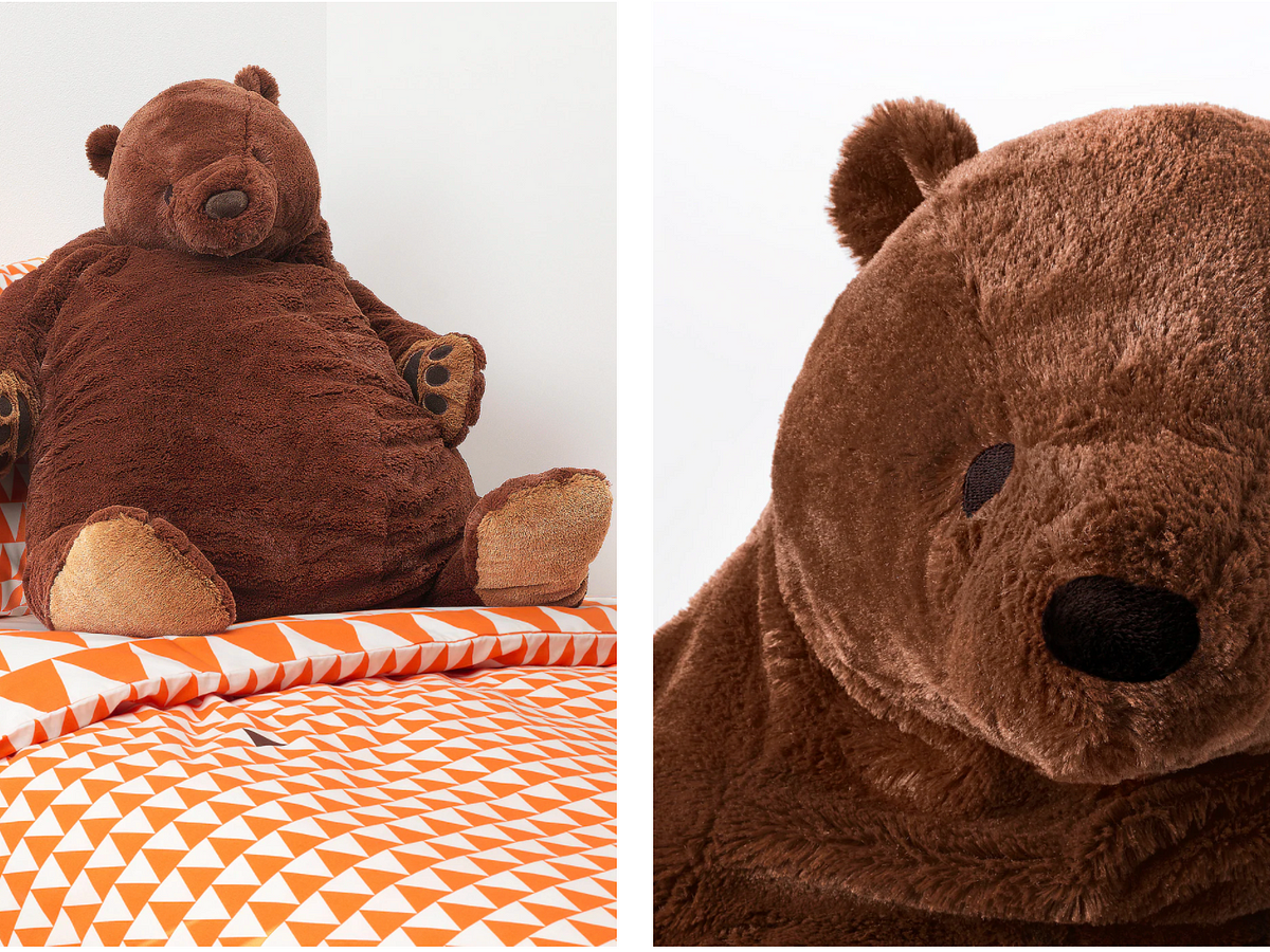 round bear plush