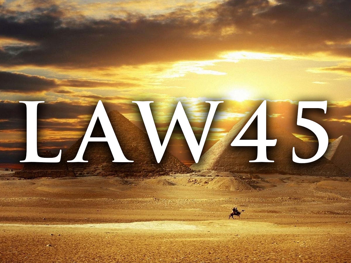 Law 45 Preach The Need For Change But Never Reform Too Much At Once By Alexander Emmanual Medium