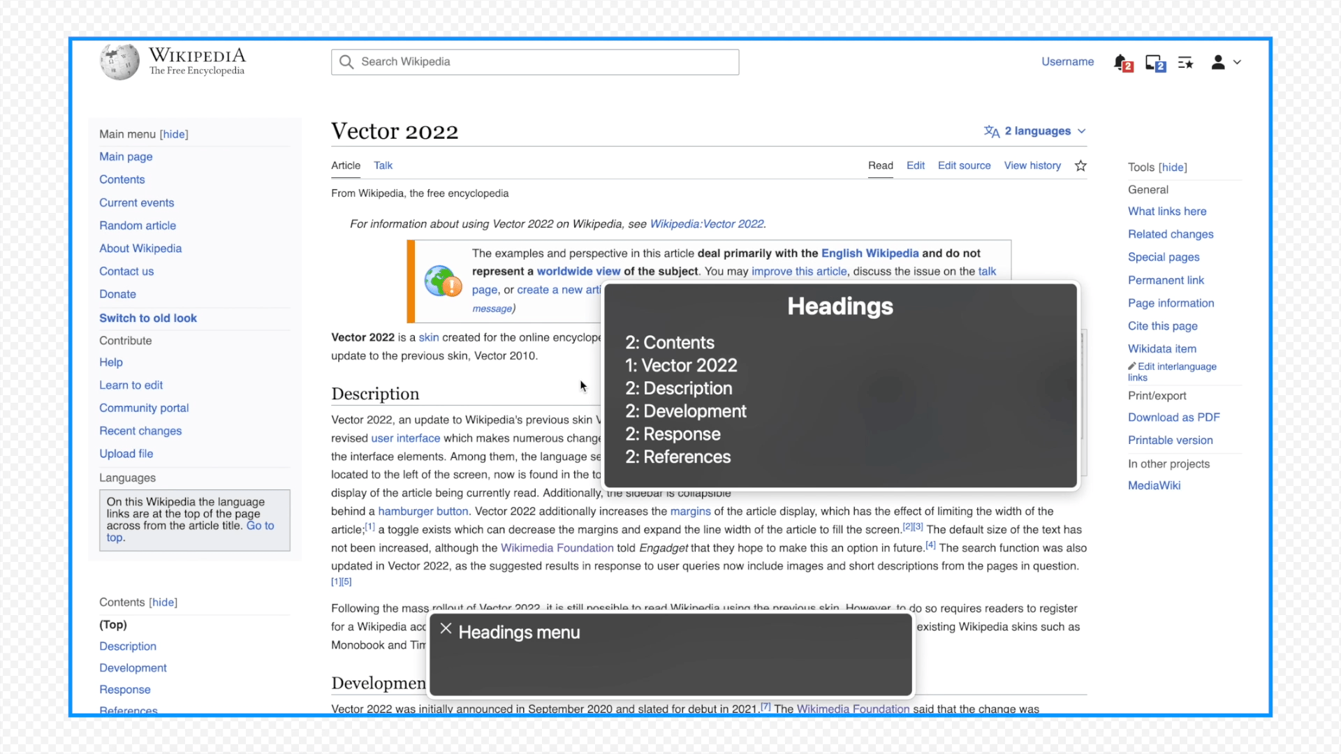 How the new Wikipedia design focused on accessibility