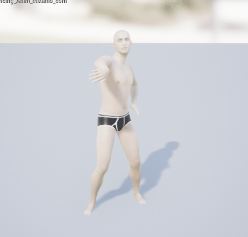 Your Daz3D character using a Mixamo animation in Unreal Engine