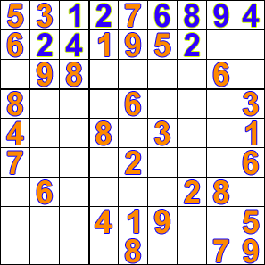 Solving a Sudoku puzzle