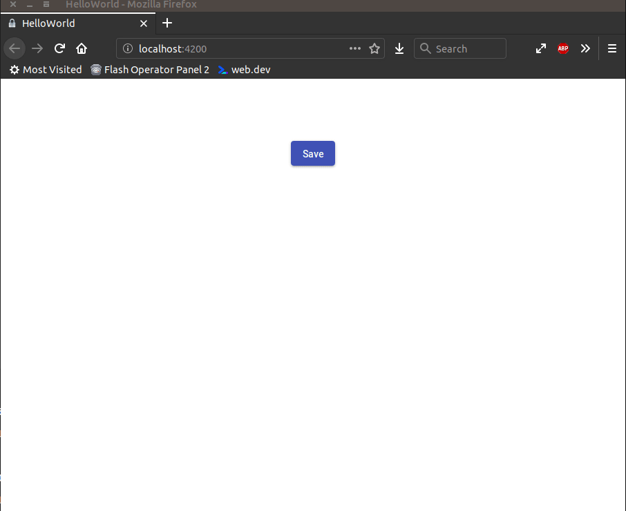 How to add a loading spinner to an Angular Material button.