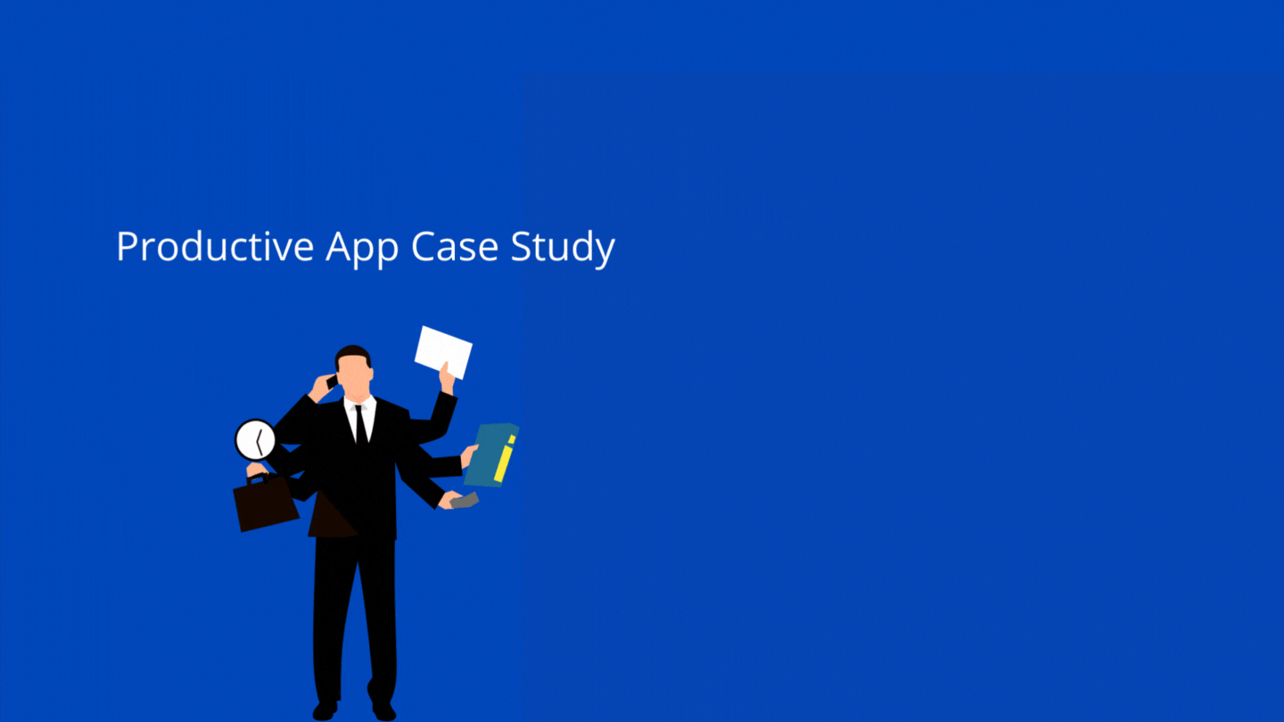 Priority app UX case study. The productive app helps to improve the