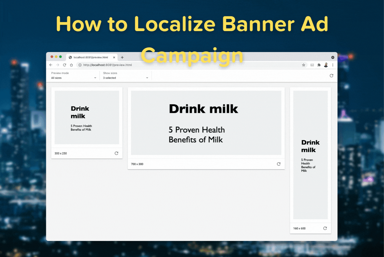 How to Localize Banner Ad Campaign