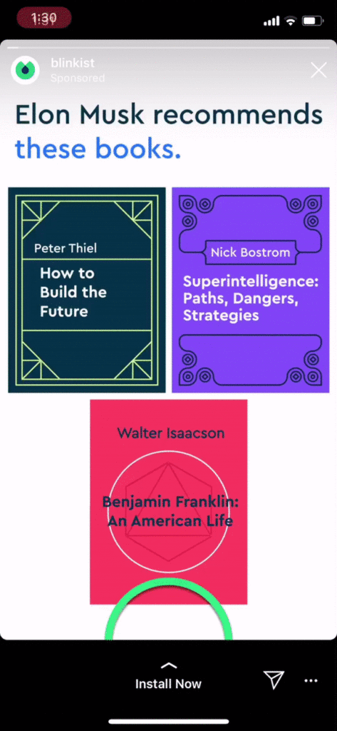 blinkist-instagram-story-ads