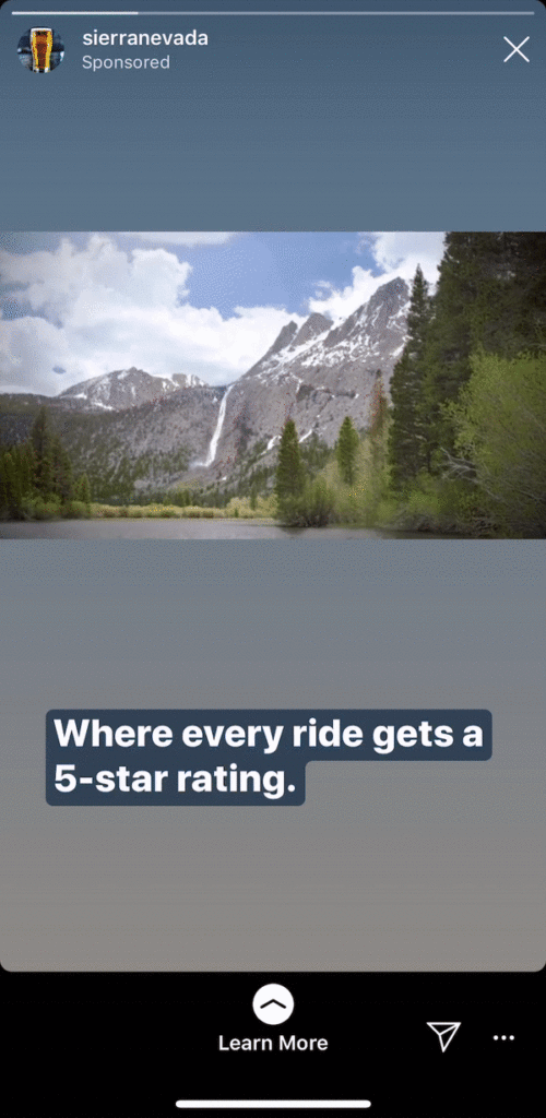 sierra-nevada-instagram-story-ads