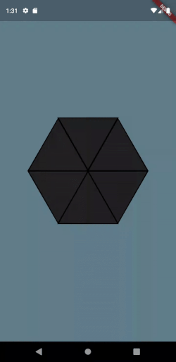 Screen recording of the triangle slide animation.
