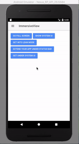 Extend app under Status Bar