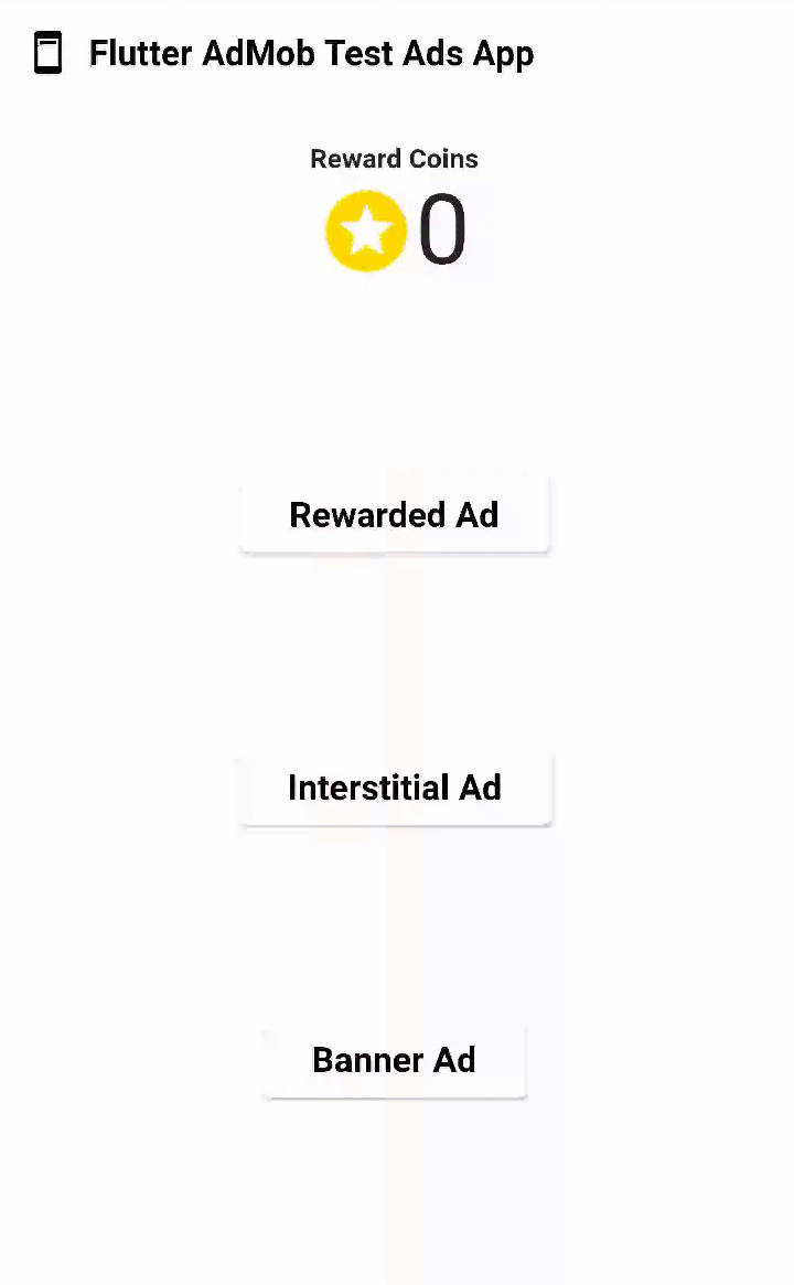 Flutter Mobile Ads AdMob Banner Ad