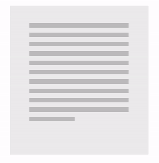The lines of text on the page move themselves into 3 spaced out groups, each a different colour.