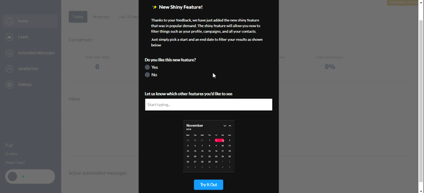 Userpilot survey radio buttons