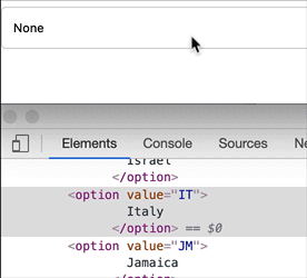 LiveView adds selected attribute