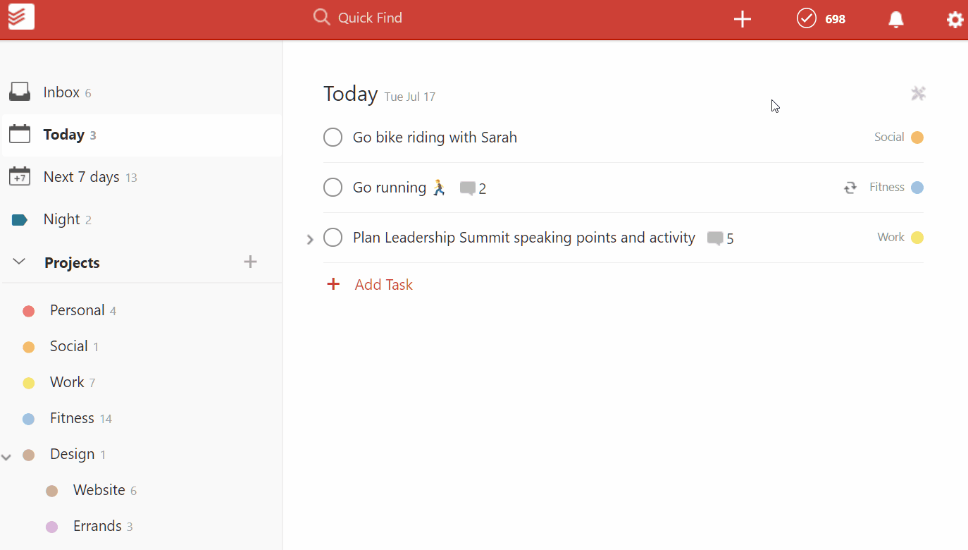 Todoist - Quick Task Add