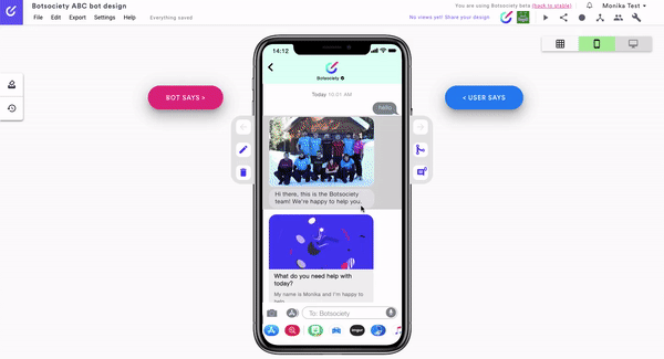 Apple Business chat message types