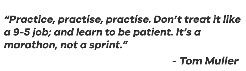 Tom Muller Designer Quote