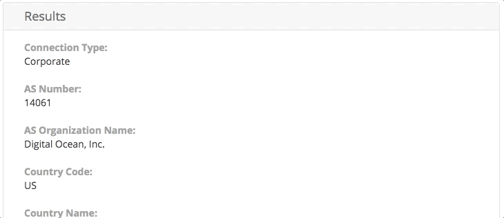 geoip lookup
