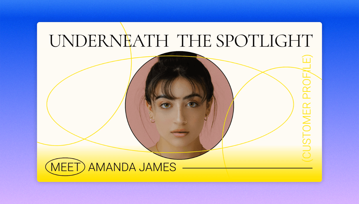 A sneak peek of the “Underneath the Spotlight” presentation template designed by Carlos.