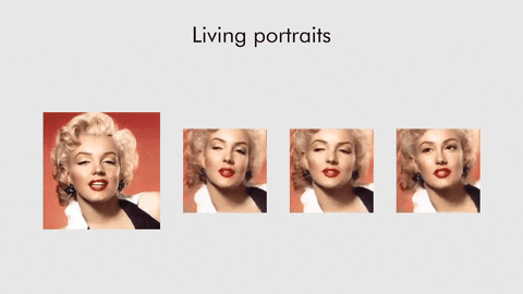 Marilyn Monroe Deepfake : Animated Facial Expressions Created Using Artificial Neural Networks.