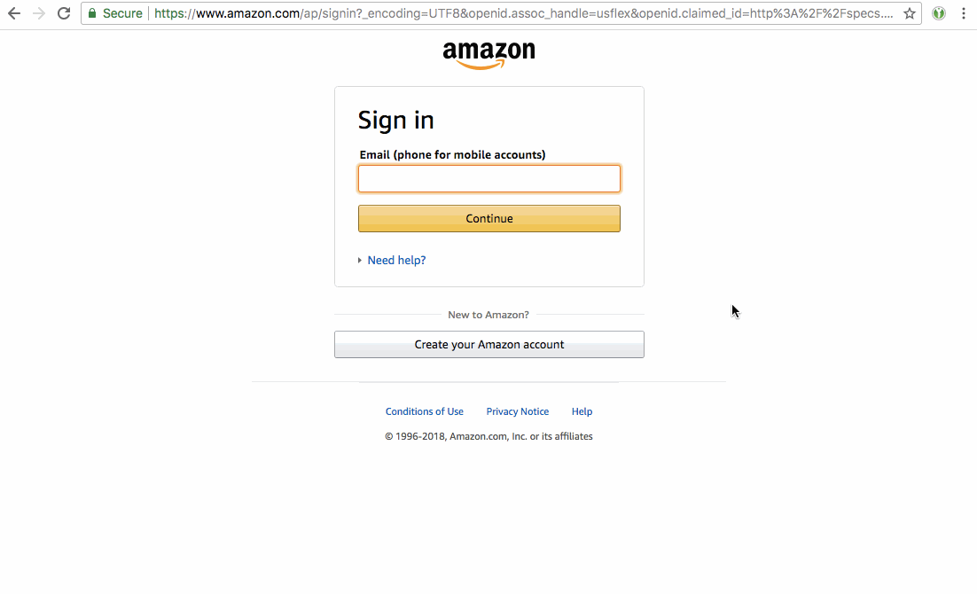 A user auto-filling their passwords using the KeePassXC browser extension, which overlays previously saved passwords on the login field.