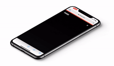 Tresta website on mobile