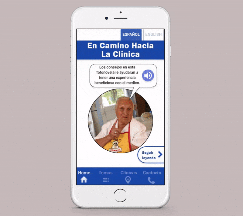A gif animation demonstrates the language settings feature.